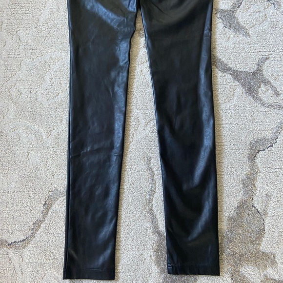 Wilfred Free // High-Waisted Vegan Leather Pants // Size 4 // Black - Picture 9 of 9